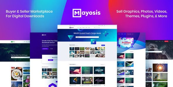 Mayosis Theme – Digital Marketplace WordPress Theme 5.3