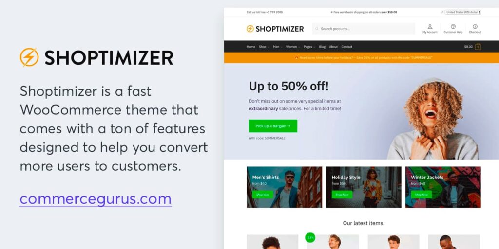 Shoptimizer – Fastest WooCommerce WordPress Theme 2.8.3