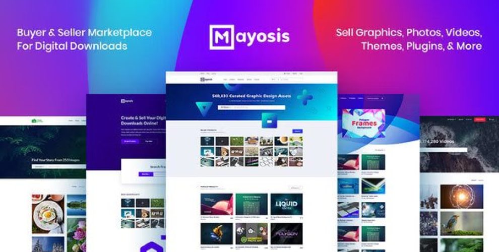 Mayosis Theme – Digital Marketplace WordPress Theme 5.3