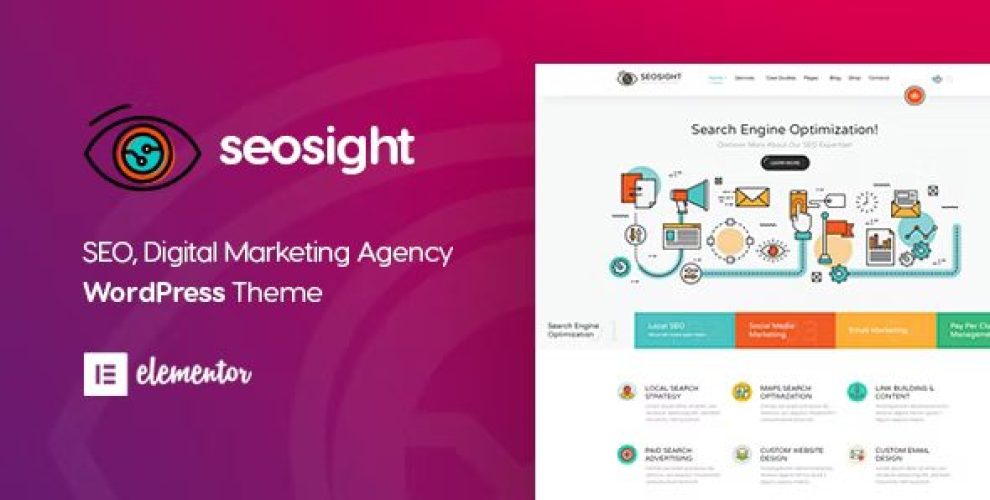 Seosight – Digital Marketing Agency WordPress Theme 5.30.1