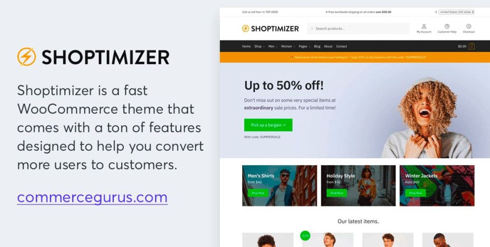 Shoptimizer – Fastest WooCommerce WordPress Theme 2.8.3