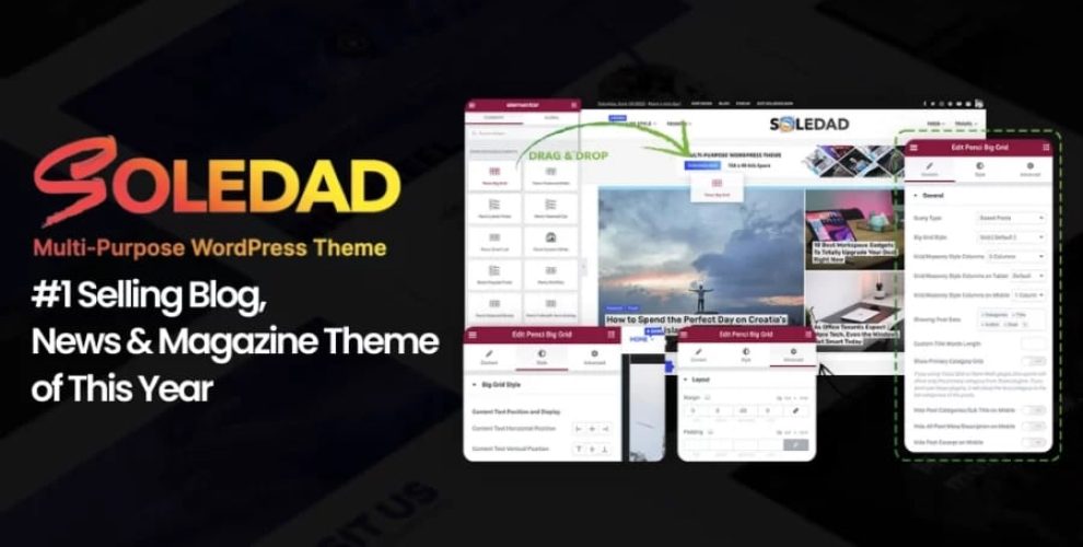 Soledad Theme Multipurpose, Newspaper, Blog & WooCommerce WordPress Theme 8.6.0