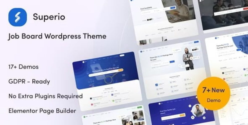 Superio – Job Board WordPress Theme 1.3.19